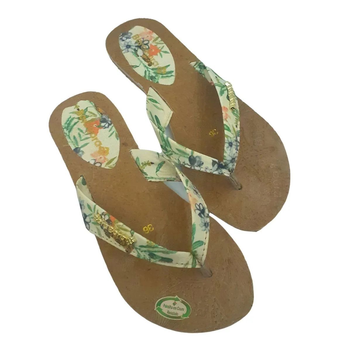 SANDLIA BORABORA SWELL COLOR FLORAL VERDE FEMININA